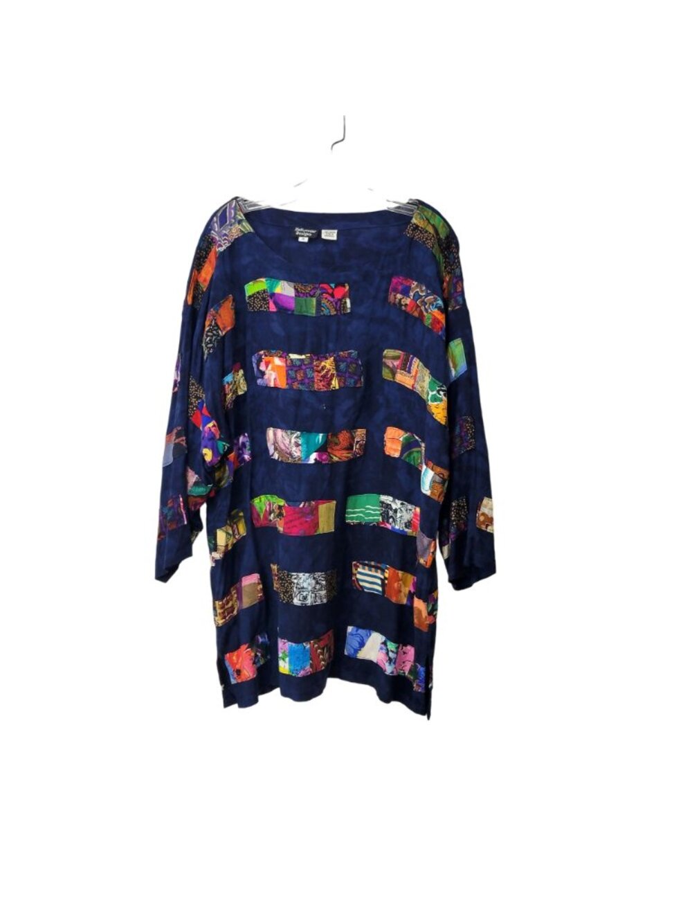 Art To Wear Patchwork Rayon Tunic Native Wear Designs - Picture 6 of 6